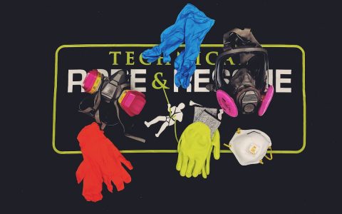 Photo of various gloves and masks PPE